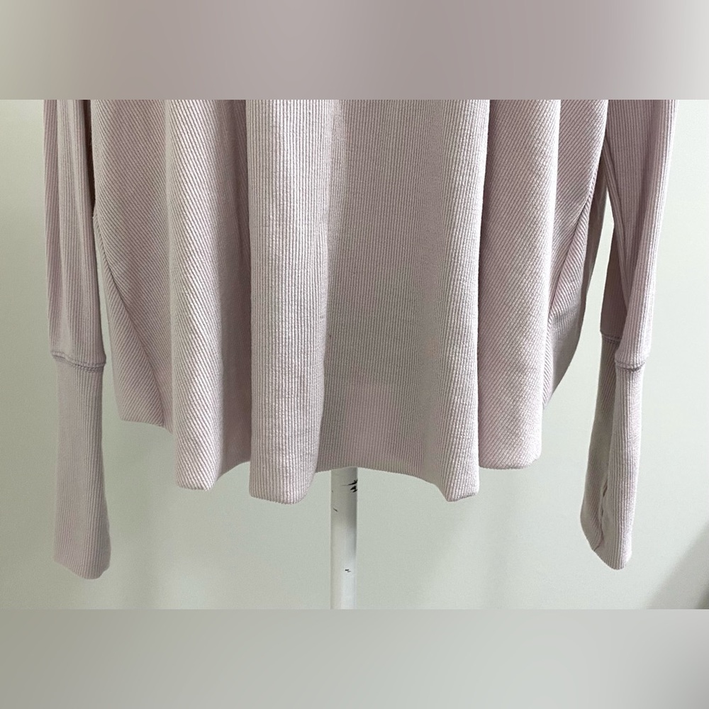 By Together Womens M Gray Ribbed Top Boho Fall Y2K Festival Streetwear Utility - Picture 6 of 15